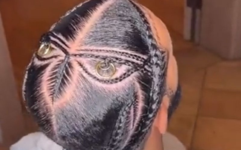 Drake Has Owl Design Braided Into His Hair