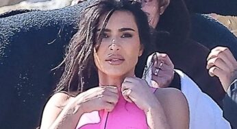Kim Kardashian Dazzles In Mind-Blowing Beach Photo Drop