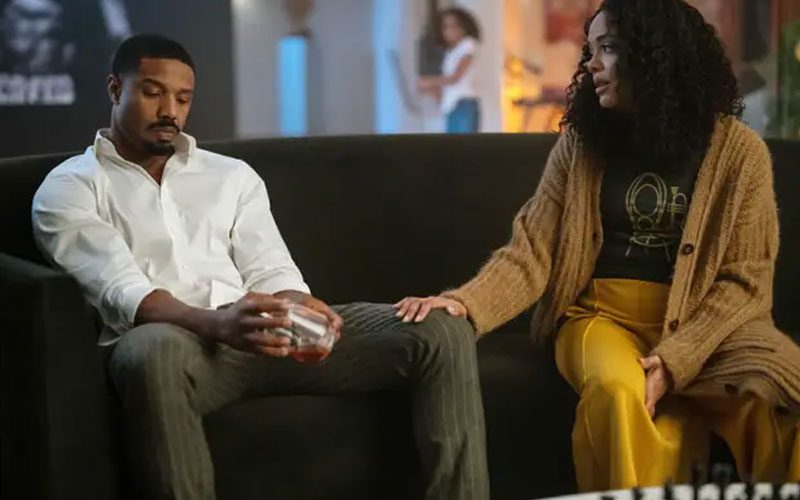 Michael B. Jordan & Tessa Thompson Went To Couples Therapy As Their ‘Creed’ Characters