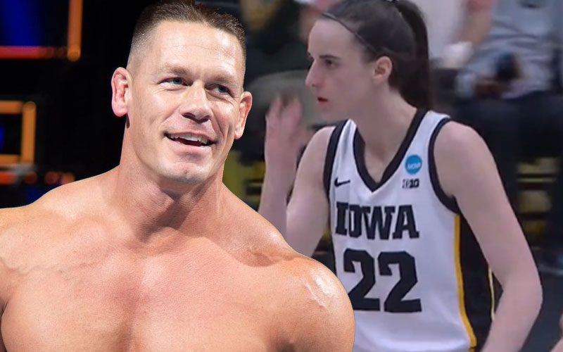 John Cena Reacts To Caitlin Clark Using His Iconic Hand Gesture During Elite Eight Game