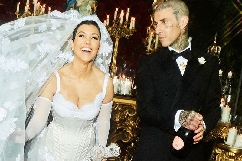 Kourtney Kardashian Had Outrageous Inspiration For Wedding Dress