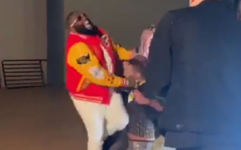 Behind the Scenes Video of Rick Ross Assaulting a Little Person at AEW Event