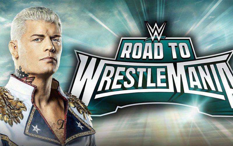 Cody Rhodes Takes Center Stage in WWE’s ‘Road to WrestleMania’ Live Events Promo Banner