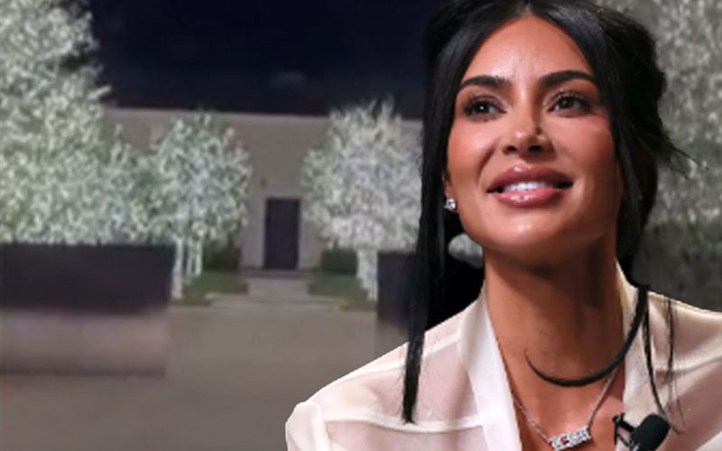 Kim Kardashian Unveils Spectacular Christmas Home Display