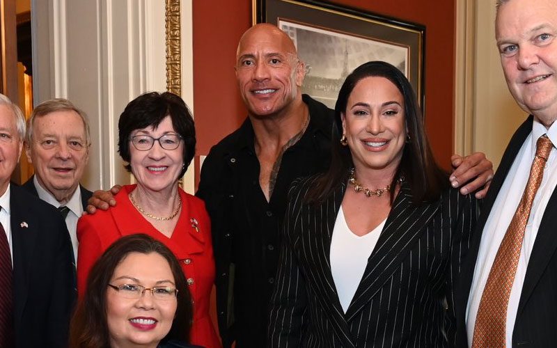 The Rock Holds Discussions with US Senators Amidst Presidential Run Rumors