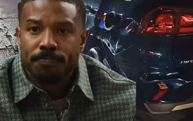 Michael B. Jordan’s Ferrari Involved in Hollywood Collision with Parked Kia